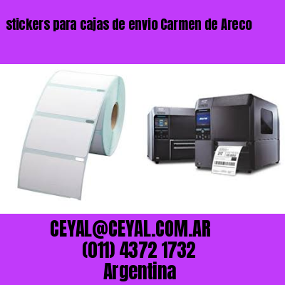 stickers para cajas de envio Carmen de Areco