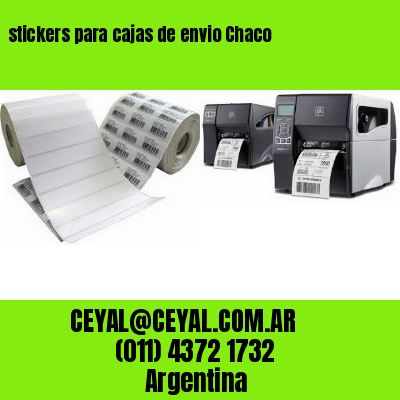 stickers para cajas de envio Chaco