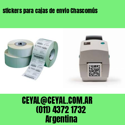 stickers para cajas de envio Chascomús