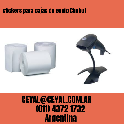 stickers para cajas de envio Chubut