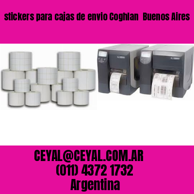 stickers para cajas de envio Coghlan  Buenos Aires