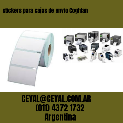 stickers para cajas de envio Coghlan