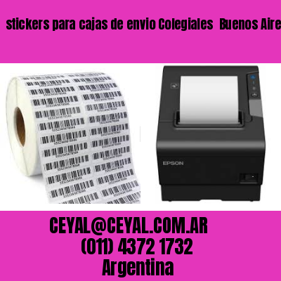 stickers para cajas de envio Colegiales  Buenos Aires