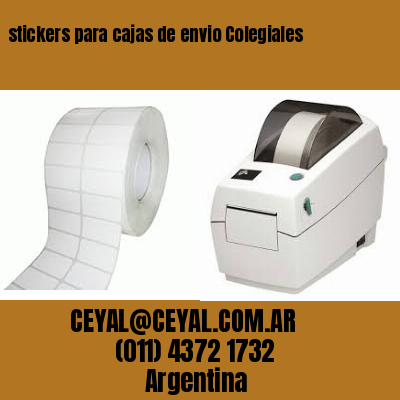 stickers para cajas de envio Colegiales