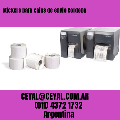 stickers para cajas de envio Cordoba