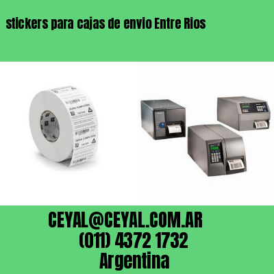 stickers para cajas de envio Entre Rios