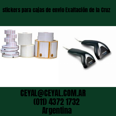 stickers para cajas de envio Exaltación de la Cruz