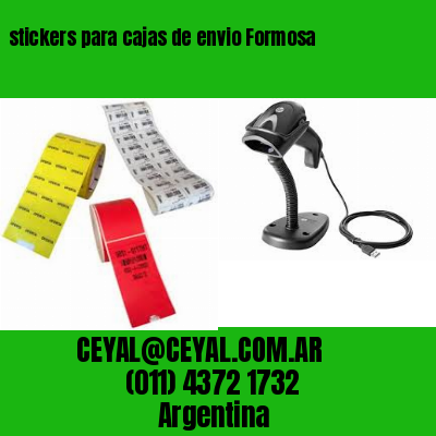 stickers para cajas de envio Formosa