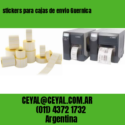 stickers para cajas de envio Guernica