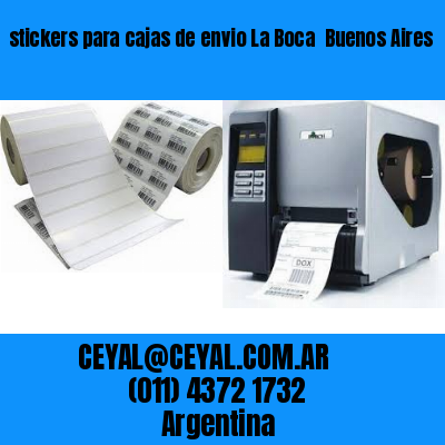 stickers para cajas de envio La Boca  Buenos Aires