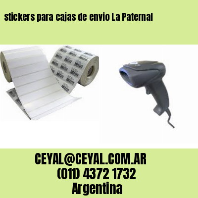 stickers para cajas de envio La Paternal