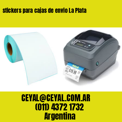 stickers para cajas de envio La Plata