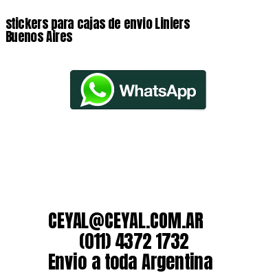 stickers para cajas de envio Liniers  Buenos Aires