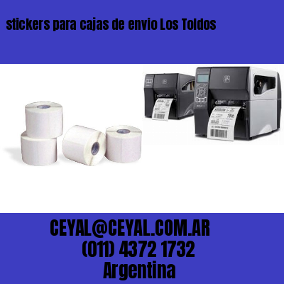 stickers para cajas de envio Los Toldos