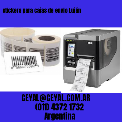 stickers para cajas de envio Luján