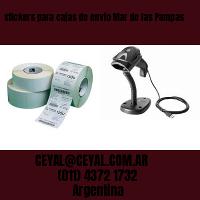stickers para cajas de envio Mar de las Pampas