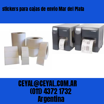 stickers para cajas de envio Mar del Plata