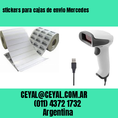 stickers para cajas de envio Mercedes