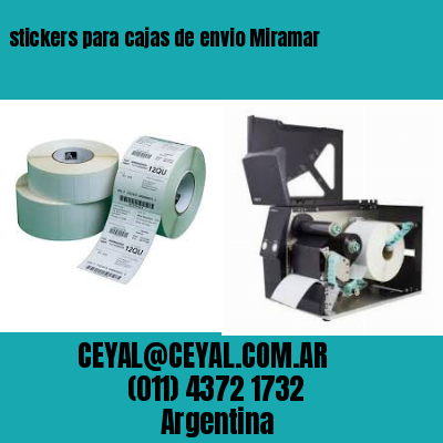 stickers para cajas de envio Miramar