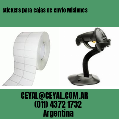 stickers para cajas de envio Misiones