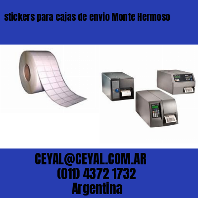 stickers para cajas de envio Monte Hermoso