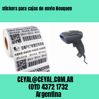 stickers para cajas de envio Neuquen