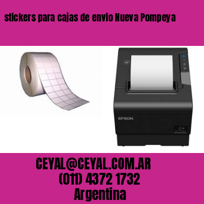 stickers para cajas de envio Nueva Pompeya