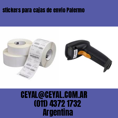 stickers para cajas de envio Palermo