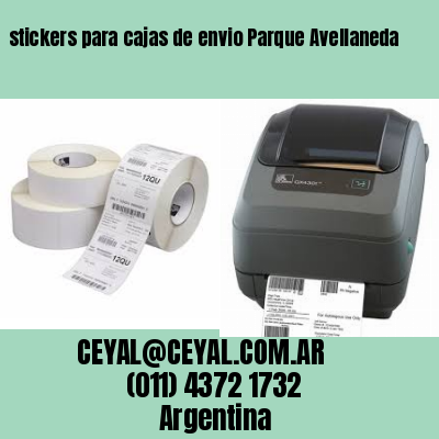 stickers para cajas de envio Parque Avellaneda