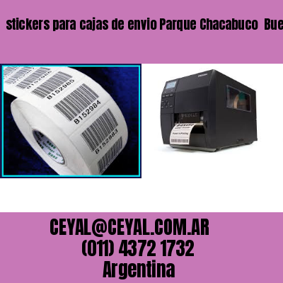 stickers para cajas de envio Parque Chacabuco  Buenos Aires