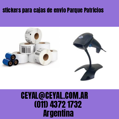 stickers para cajas de envio Parque Patricios