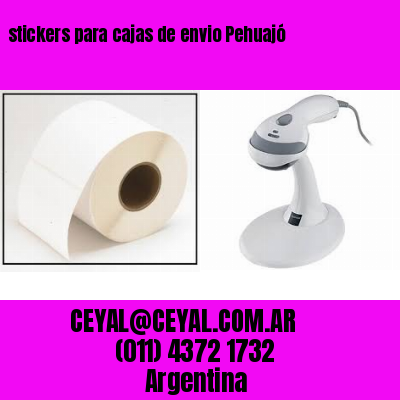 stickers para cajas de envio Pehuajó