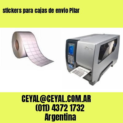 stickers para cajas de envio Pilar