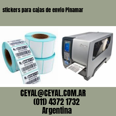 stickers para cajas de envio Pinamar