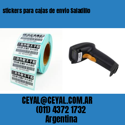 stickers para cajas de envio Saladillo