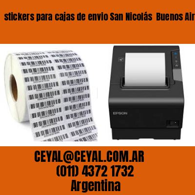 stickers para cajas de envio San Nicolás  Buenos Aires