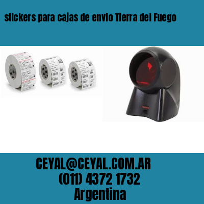 stickers para cajas de envio Tierra del Fuego