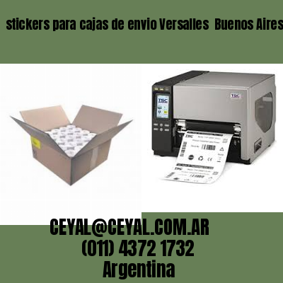 stickers para cajas de envio Versalles  Buenos Aires