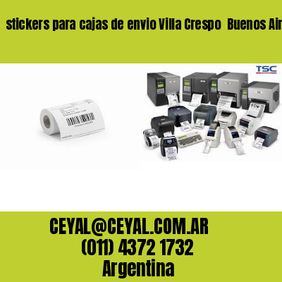 stickers para cajas de envio Villa Crespo  Buenos Aires