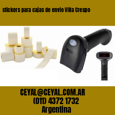 stickers para cajas de envio Villa Crespo