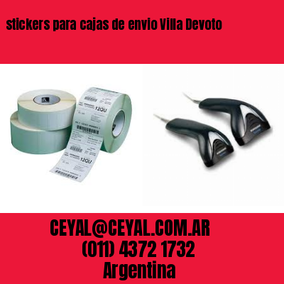 stickers para cajas de envio Villa Devoto