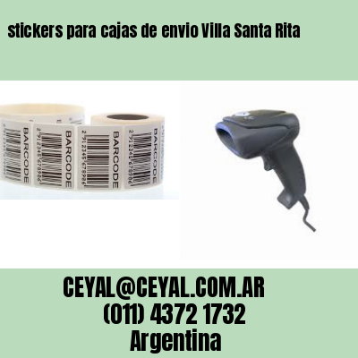 stickers para cajas de envio Villa Santa Rita