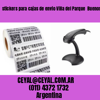 stickers para cajas de envio Villa del Parque  Buenos Aires