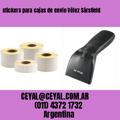 stickers para cajas de envio Vélez Sársfield