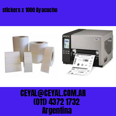 stickers x 1000 Ayacucho