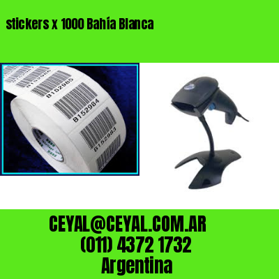 stickers x 1000 Bahía Blanca