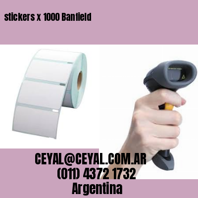 stickers x 1000 Banfield