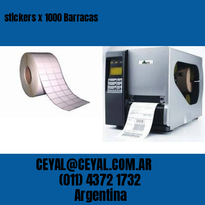 stickers x 1000 Barracas