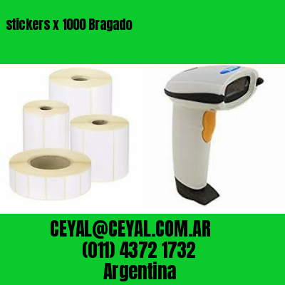 stickers x 1000 Bragado