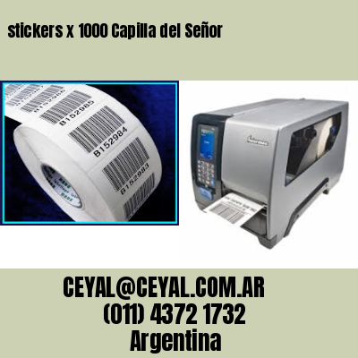 stickers x 1000 Capilla del Señor